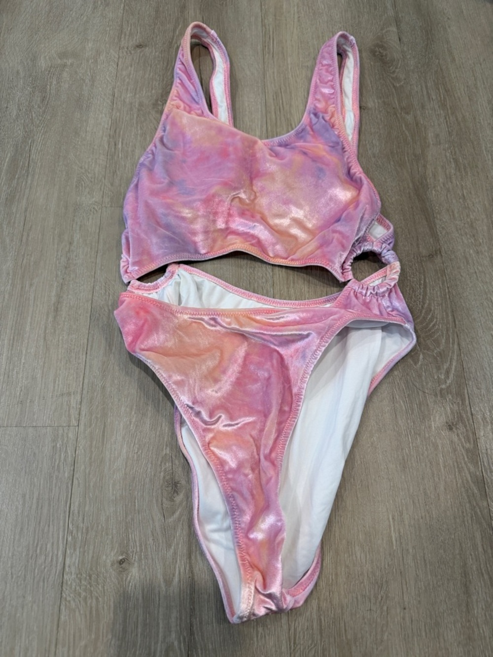 Pink Velvet Swimsuit